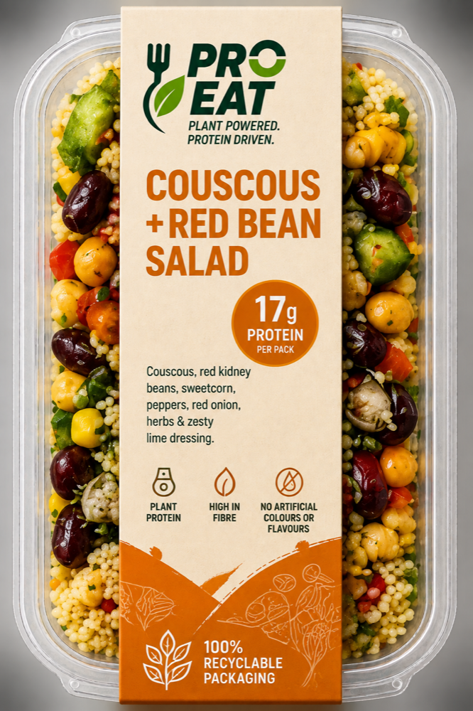 Couscous + Red Bean Salad packaging